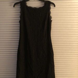 Black lace dress